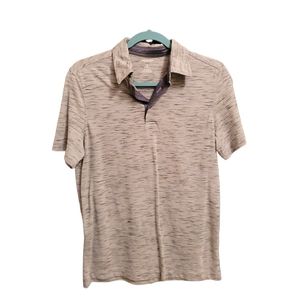 Van Huesen Men's Gray And Black Polo Tshirt